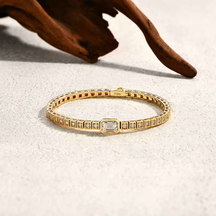 Asscher Cut Bracelet