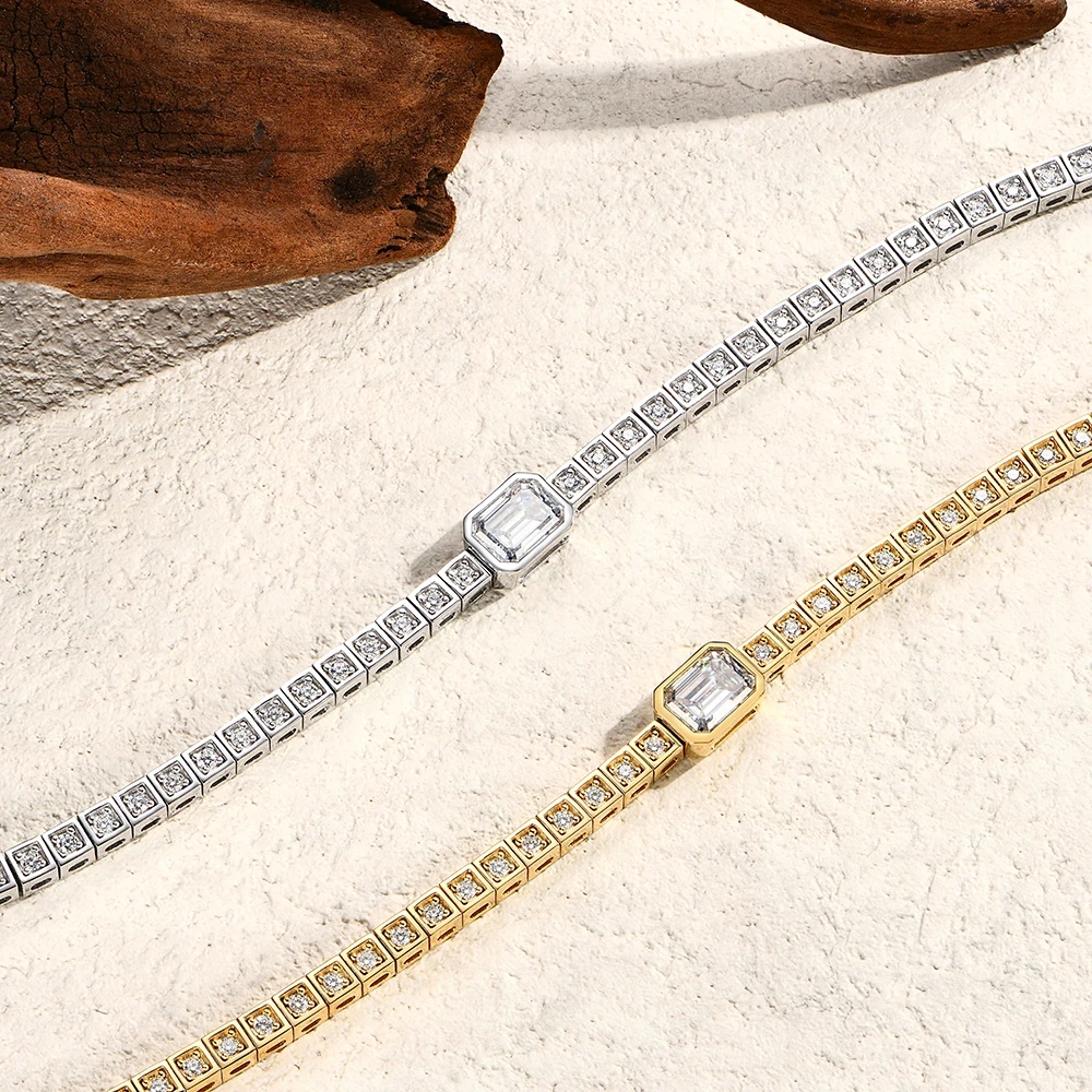 Asscher Cut Bracelet