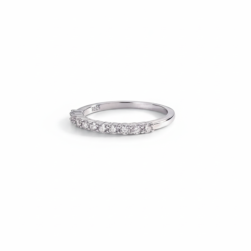 Thin Moissanite Fashion Ring