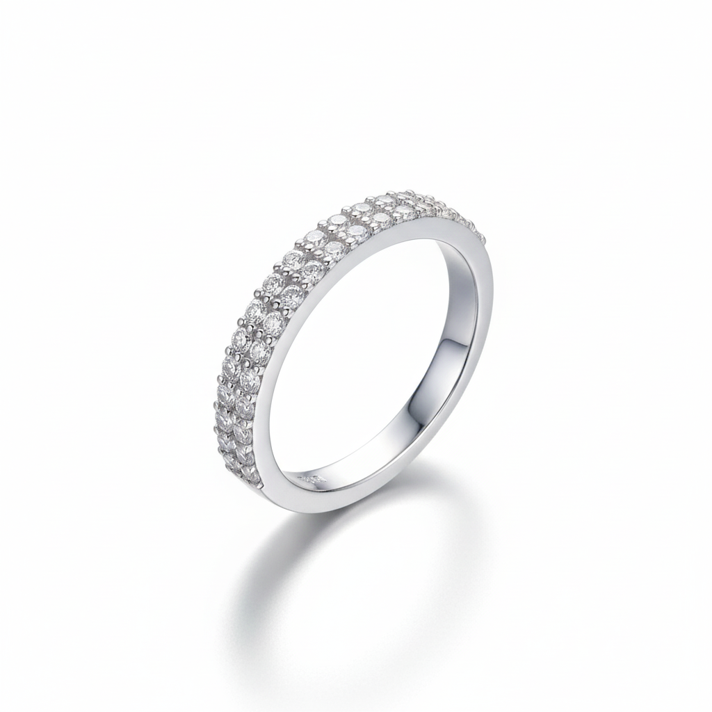 Moissanite Wedding Ring
