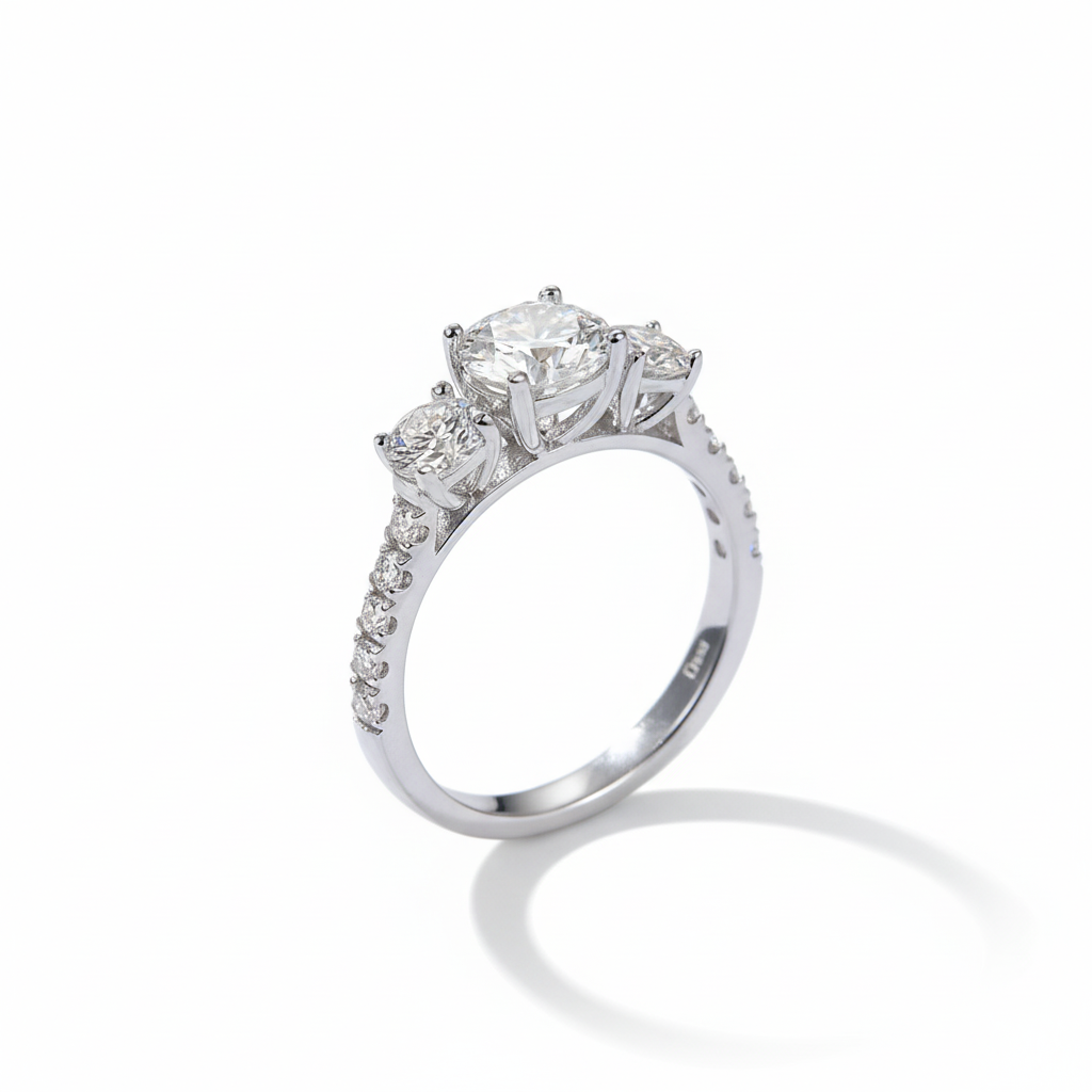 VVS Moissanite Diamond Ring