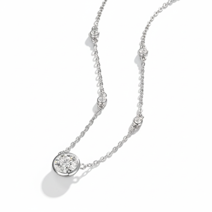 Cute Moissanite Necklace