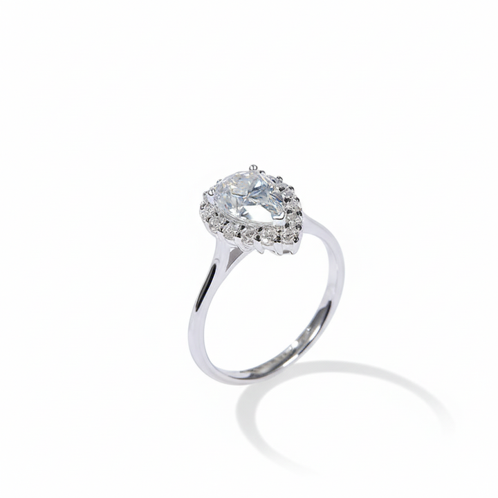 18K Gold Plated Moissanite Ring