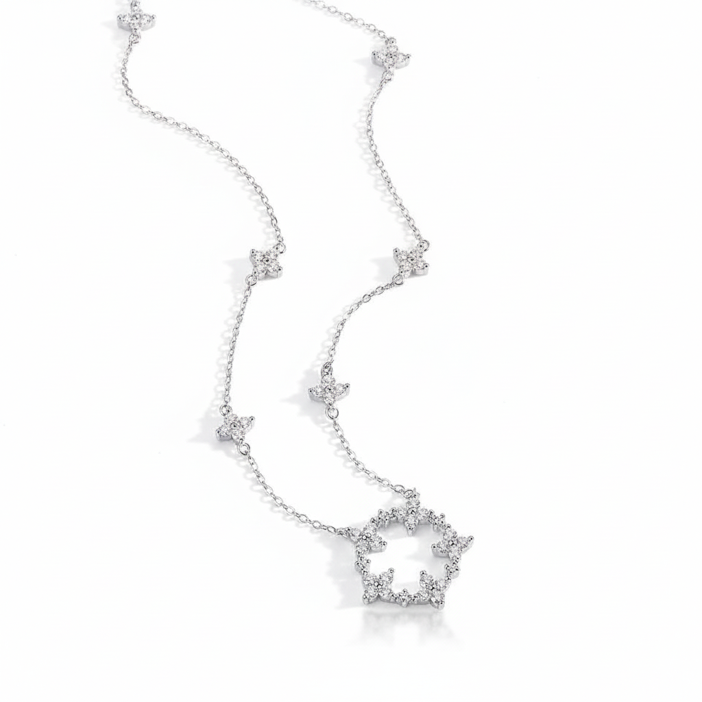 Flowers Pendant Necklace