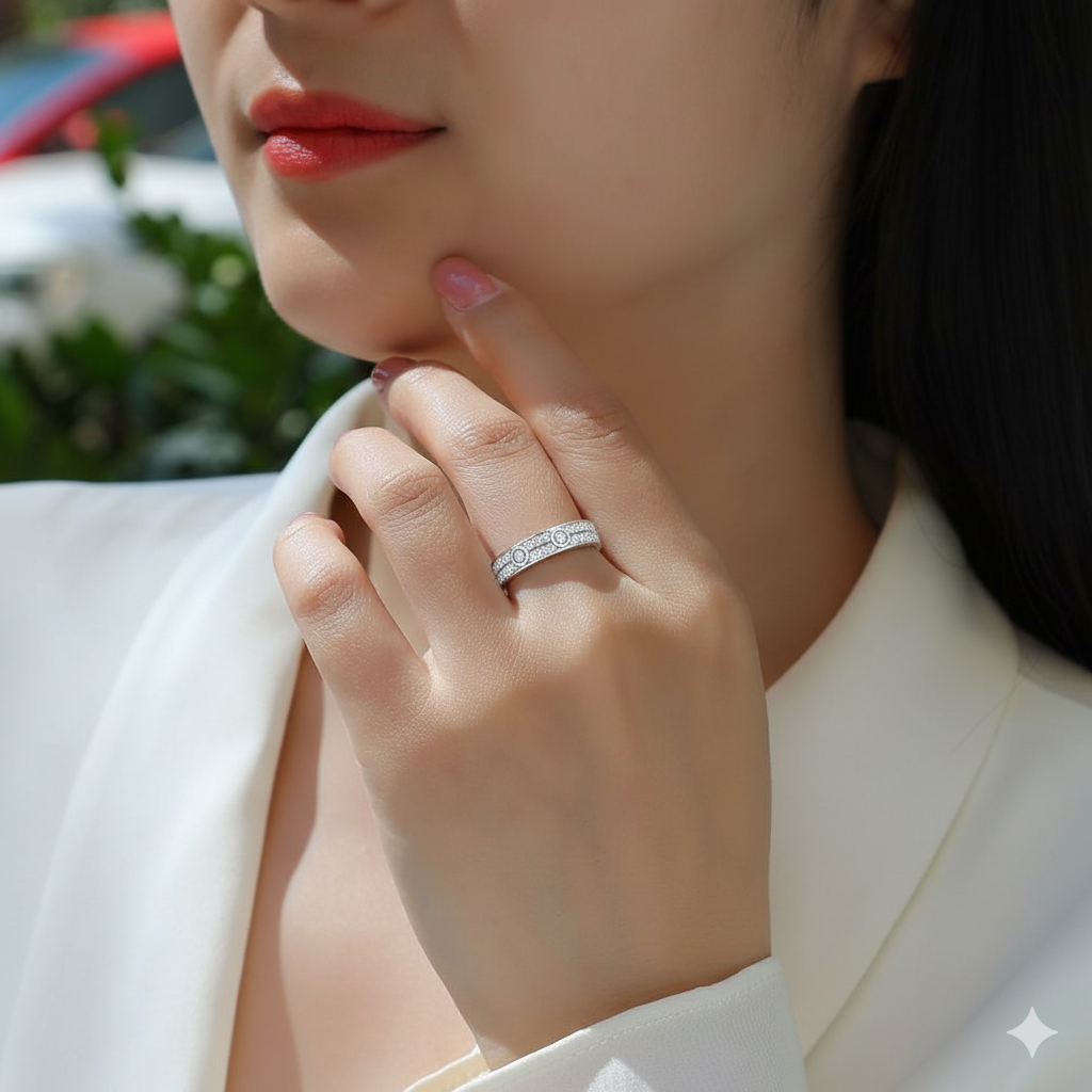 Moissanite Classic Eternity Ring