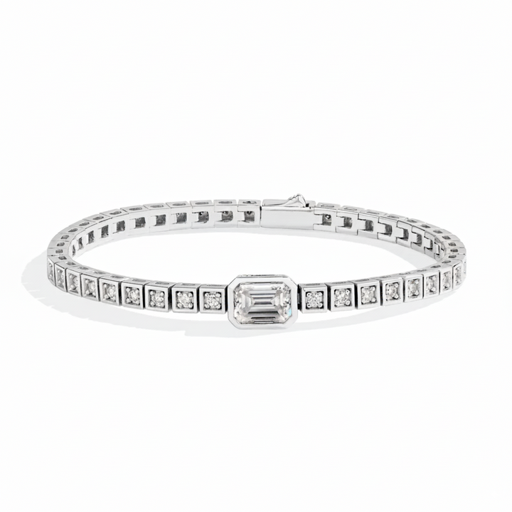 Asscher Cut Bracelet