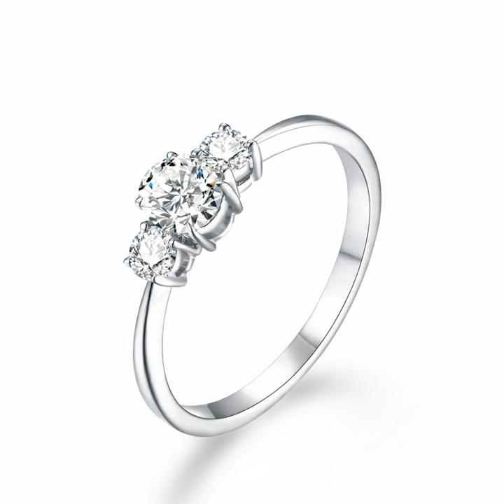 Oval Cut Moissanite Ring