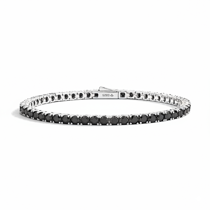 Atlas Black Moissanite Tennis Bracelet