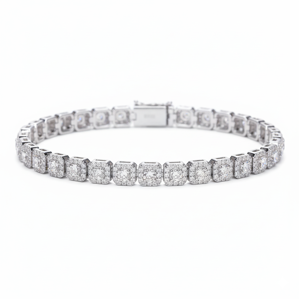 Halo Tennis Bracelet 6/8mm