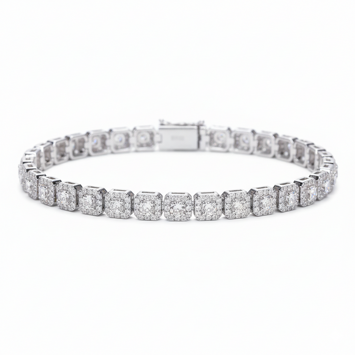 Halo Tennis Bracelet 6/8mm
