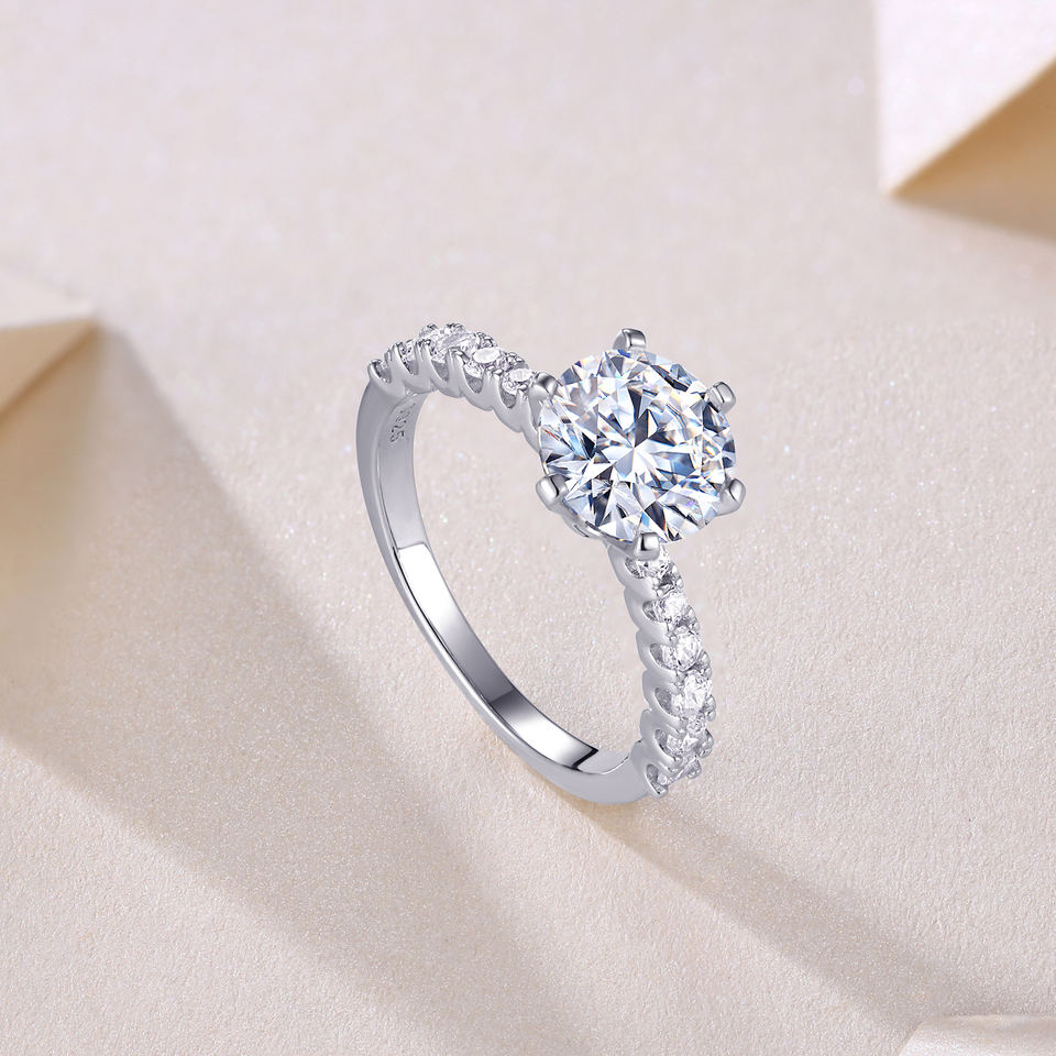 Classic 6-Prong Moissanite Ring