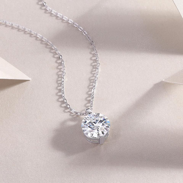 Brilliant Moissanite Pendant Necklace