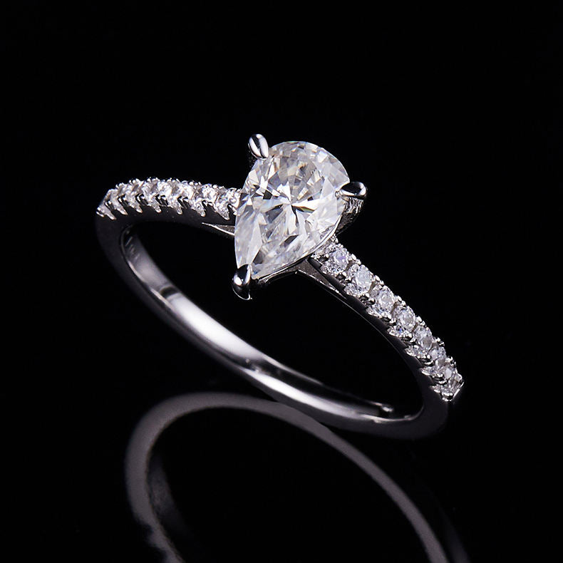 Fancy VVS Moissanite Ring