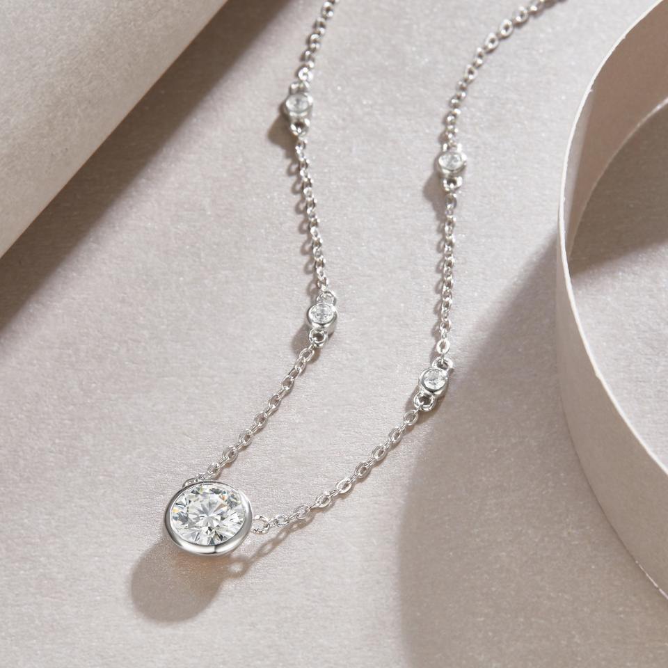 Cute Moissanite Necklace