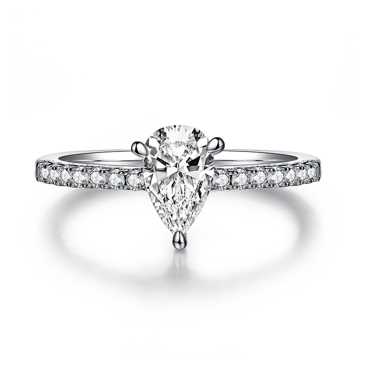 Fancy VVS Moissanite Ring