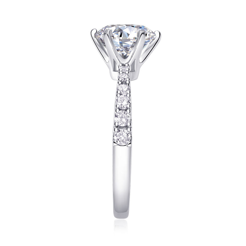 Classic 6-Prong Moissanite Ring