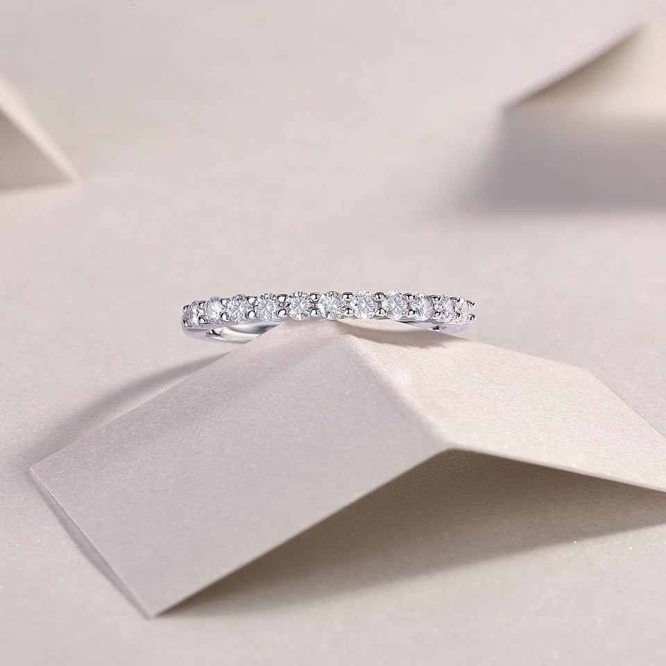 Thin Moissanite Fashion Ring