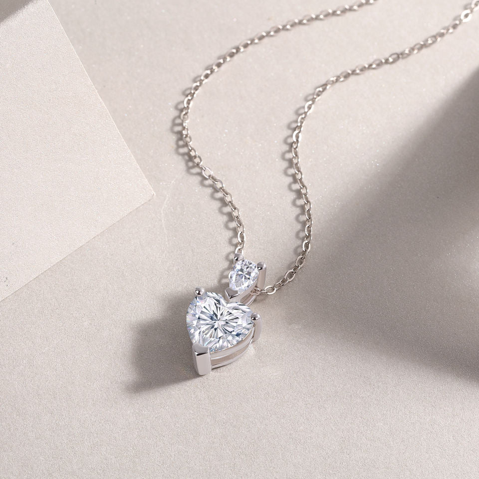 love Moissanite Necklace
