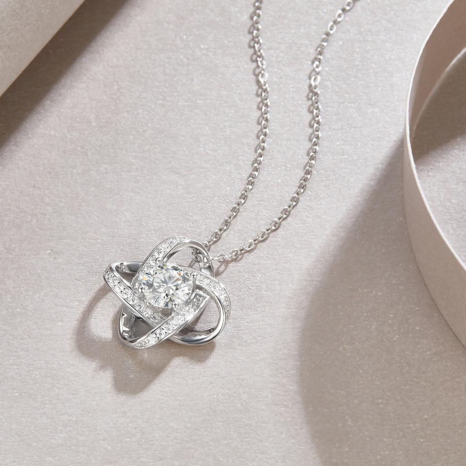 Moissanite Pendant Necklace