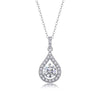 Moissanite Pendant Necklace