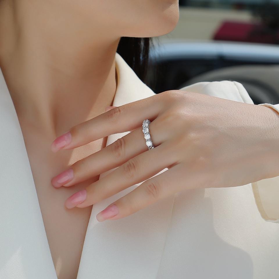 Classic Moissanite Ring for Women