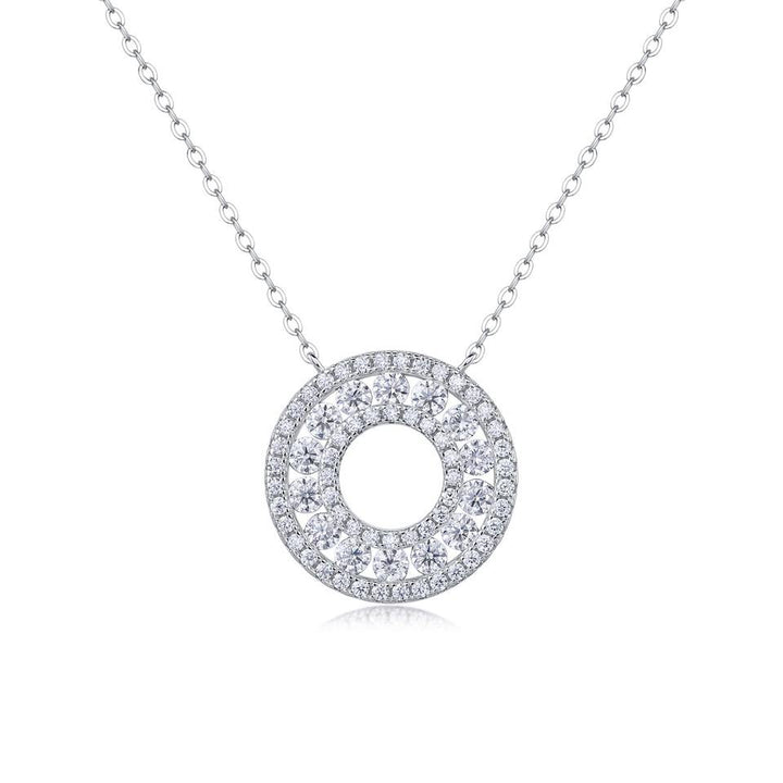 Moissanite Diamond Sparkle Necklace