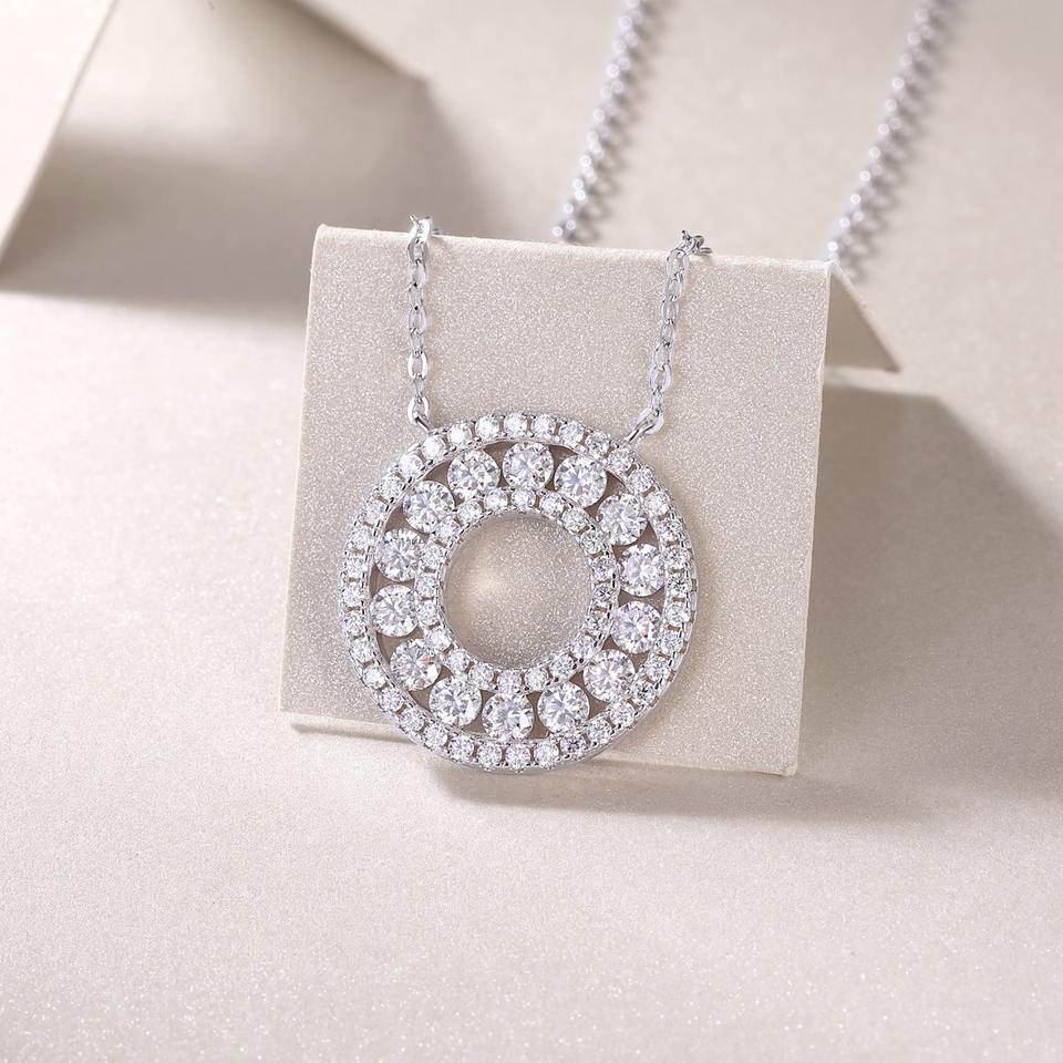 Moissanite Diamond Sparkle Necklace