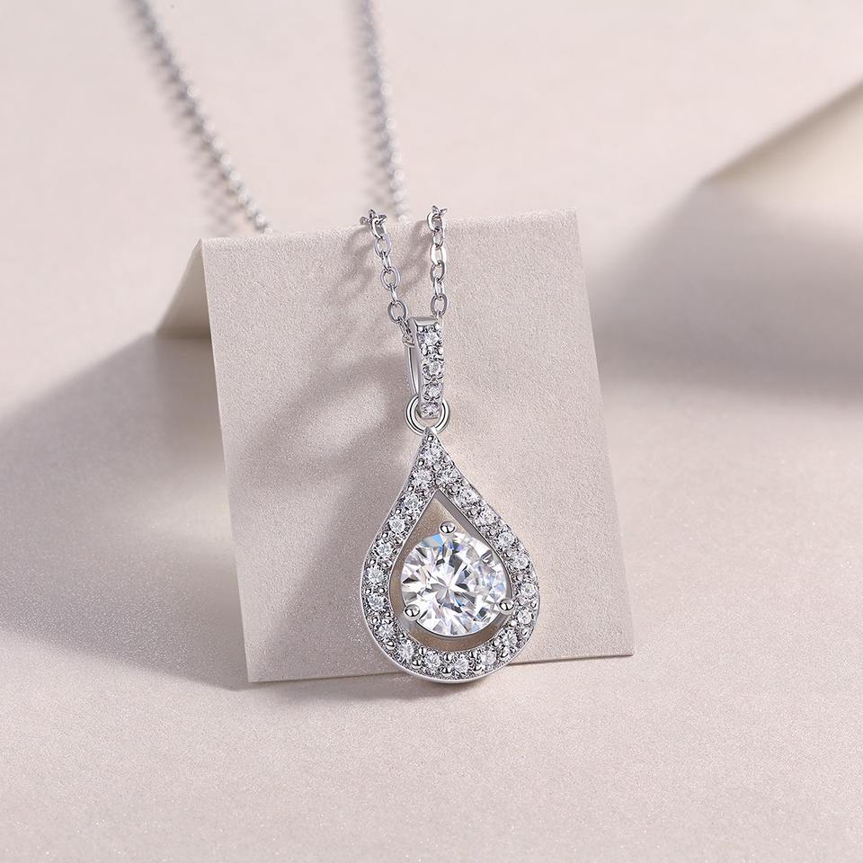 Moissanite Pendant Necklace