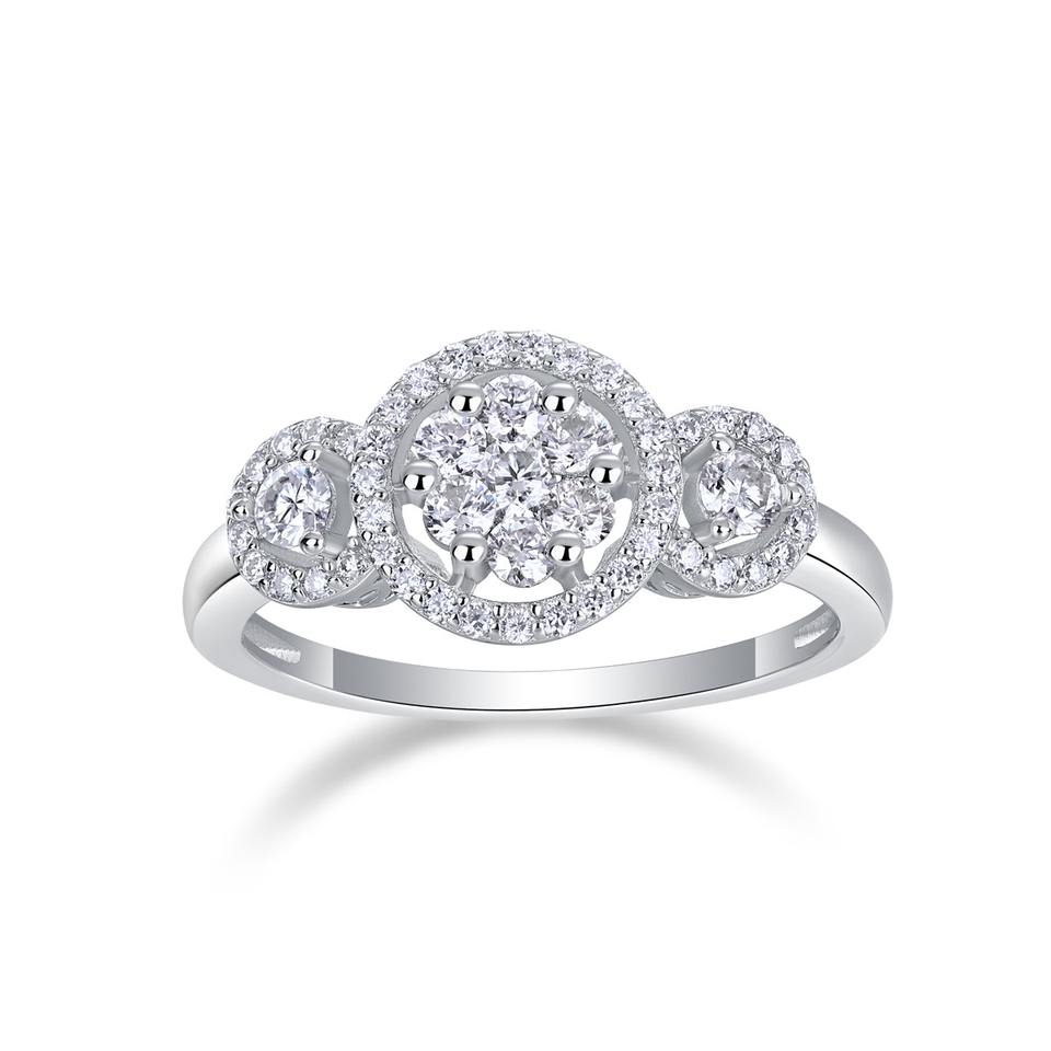 Fashion Moissanite Engagement  Ring
