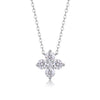 Clover Moissanite Pendant Necklace