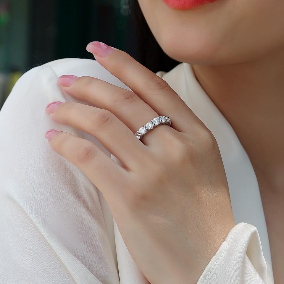 Classic Moissanite Ring for Women