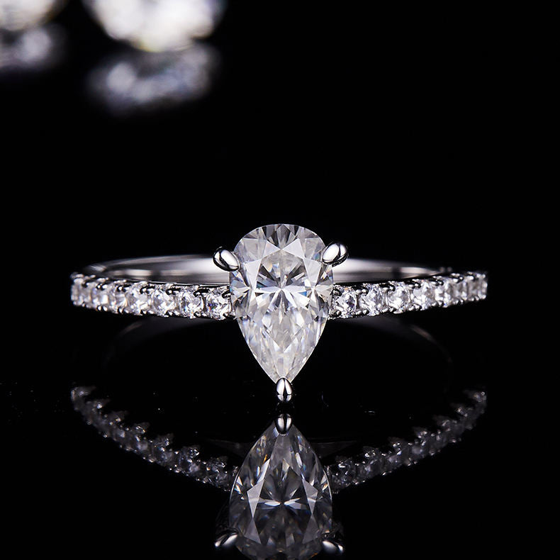 Fancy VVS Moissanite Ring