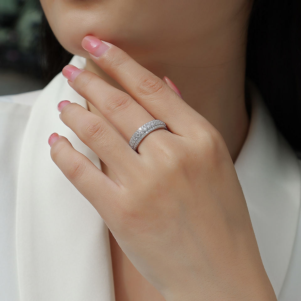 Moissanite Engagement Ring