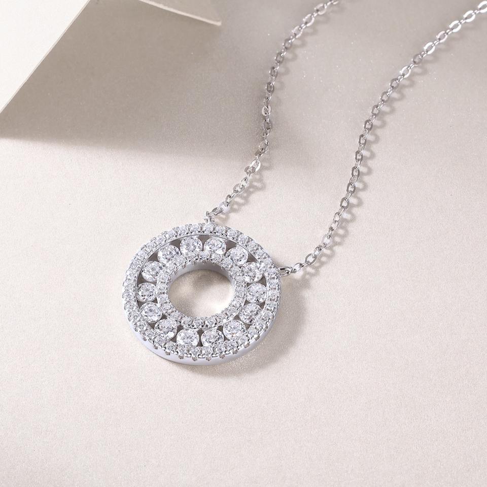 Moissanite Diamond Sparkle Necklace