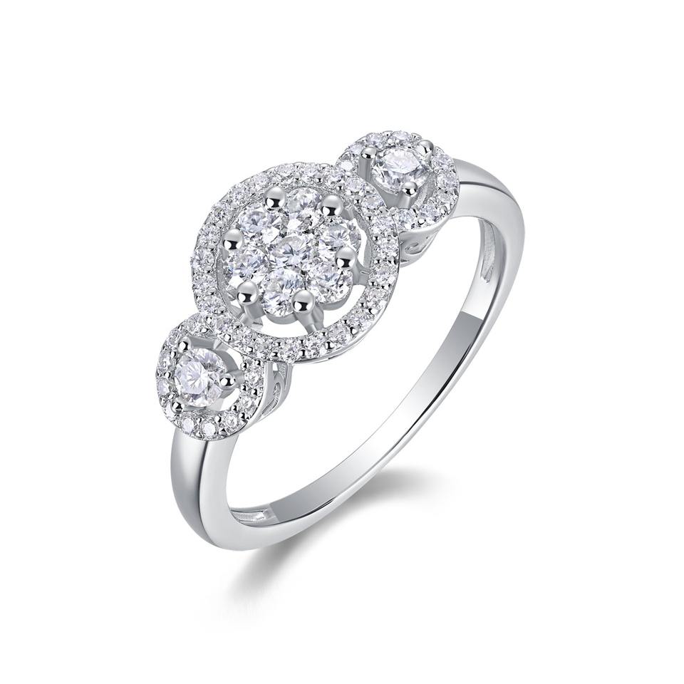 Fashion Moissanite Engagement  Ring