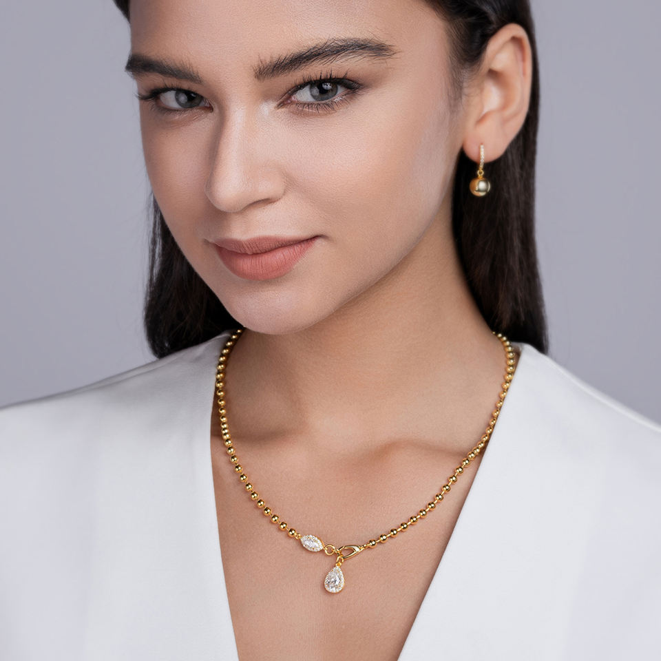 Double Waterdrop Necklace