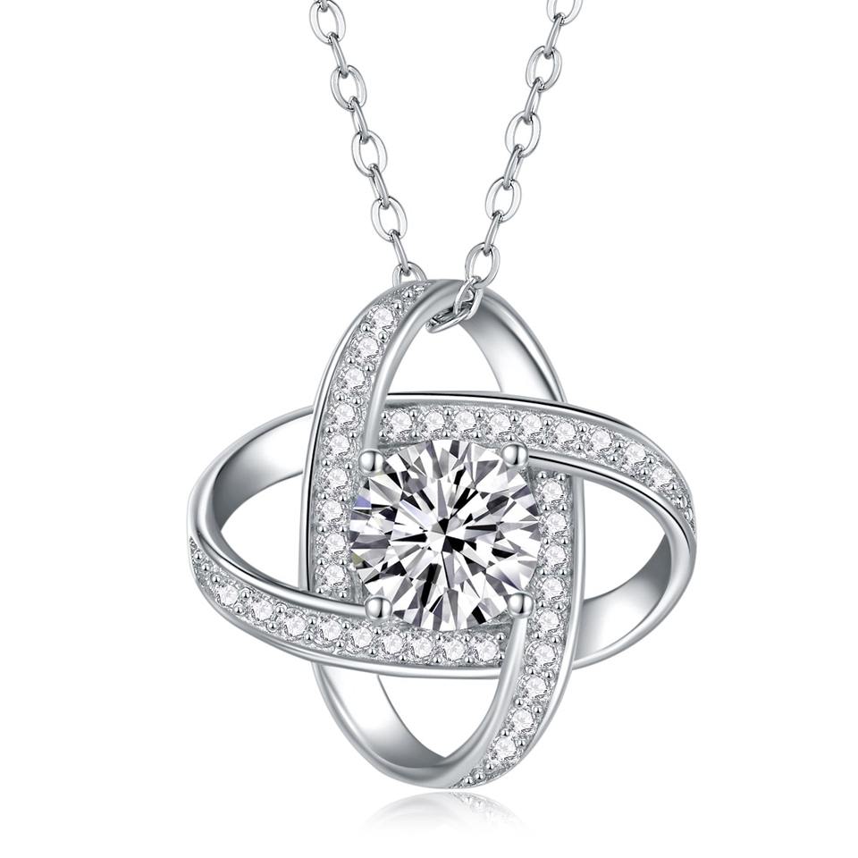 Moissanite Pendant Necklace