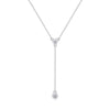 Moissanite Bar Pendant Necklace