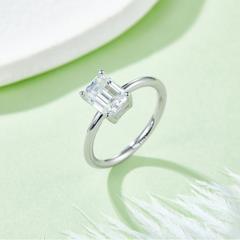 CZ Moissanite Ring