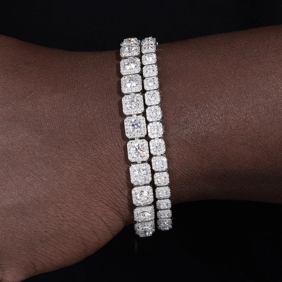 Halo Tennis Bracelet 6/8mm