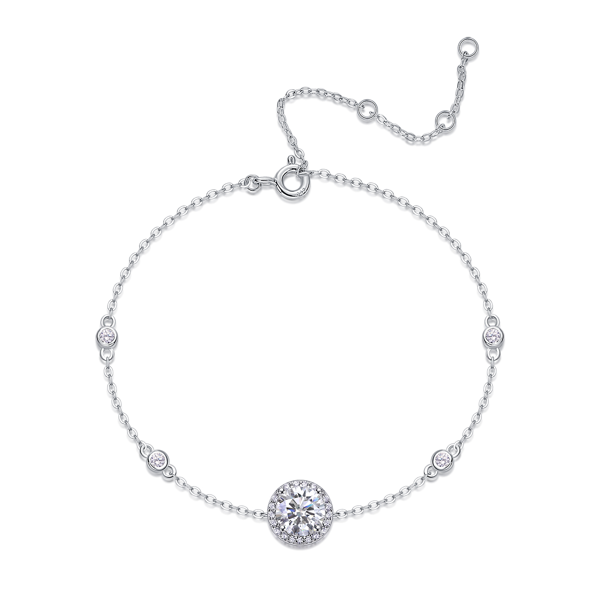 Silverlight Moissanite Bracelet