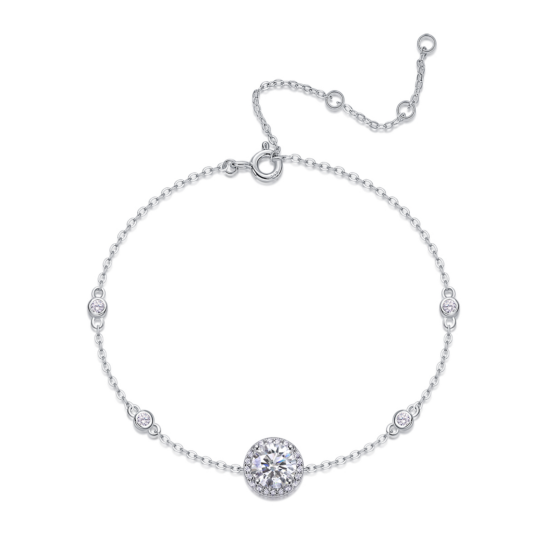Silverlight Moissanite Bracelet