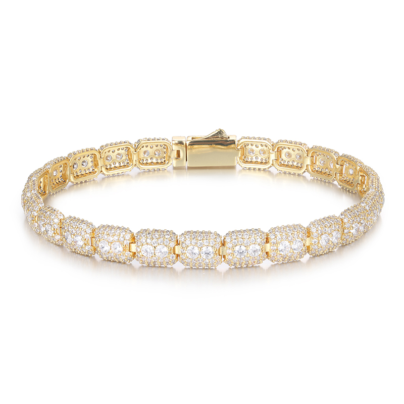 7mm Aurora Moissanite Bracelet