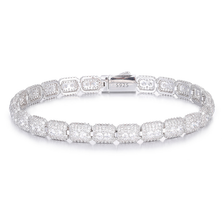 7mm Aurora Moissanite Bracelet