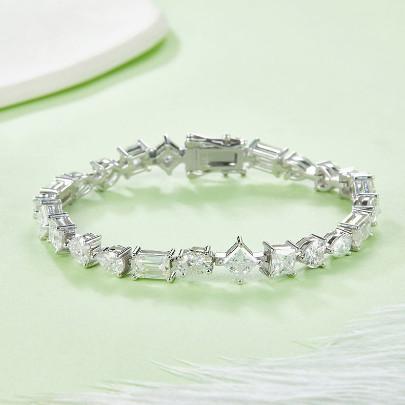 Shapes Moissanite Bracelet
