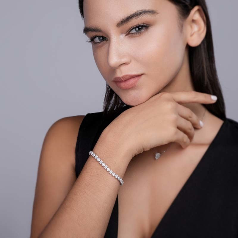 Aurora Moissanite Bracelet