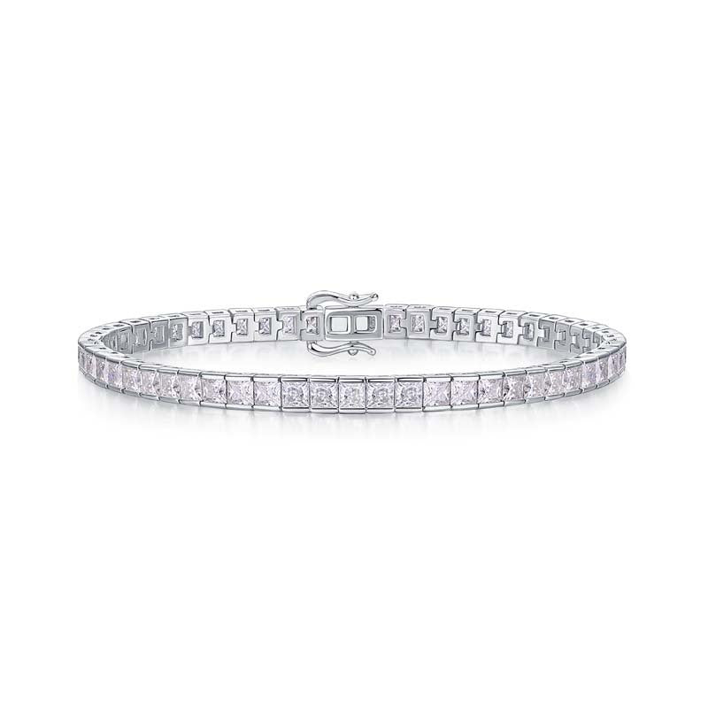 Princess Moissanite Bracelet