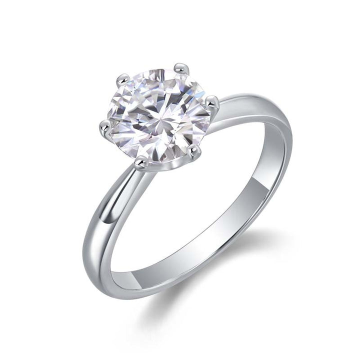 Evangeline Moissanite Ring