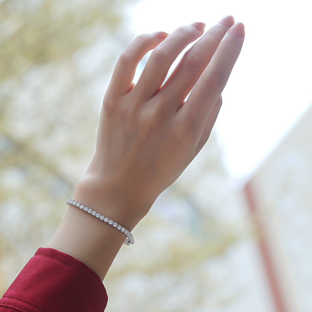 Stellar Tennis Moissanite Bracelet