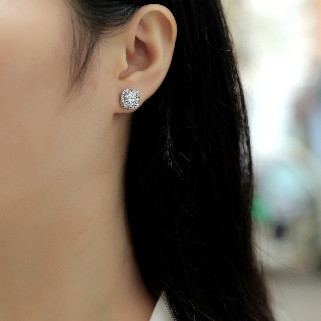 Andromeda Moissanite Earrings